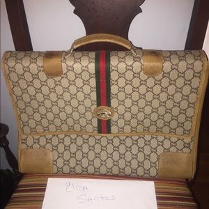 Authentic Vintage Gucci briefcase